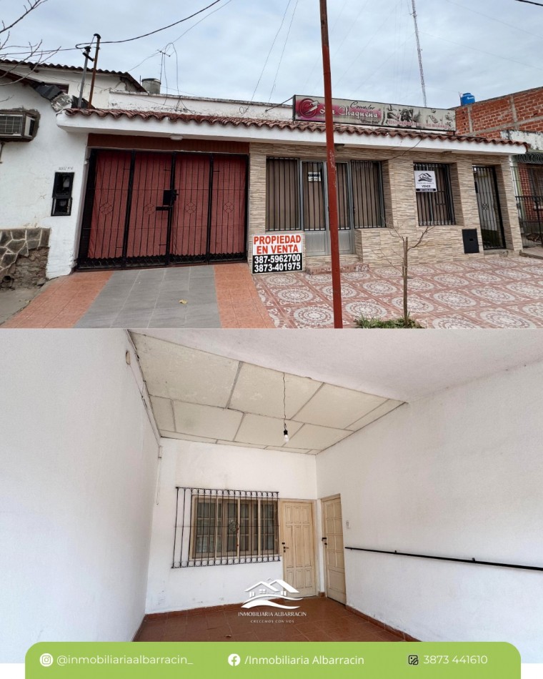 Tartagal B° Los Payos Venta Vivienda + Local Comercial Estrategico