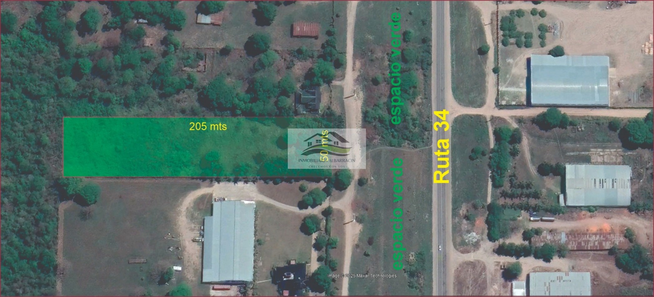 HECTAREA EN VENTA EN RUTA 34