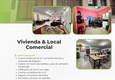 Tartagal B° Los Payos Venta Vivienda + Local Comercial Estrategico